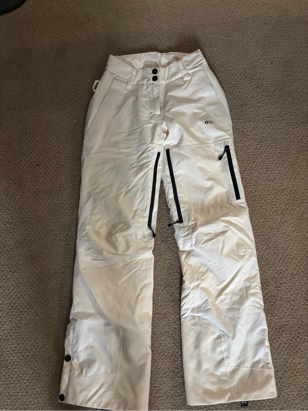 Picture woman snow pants